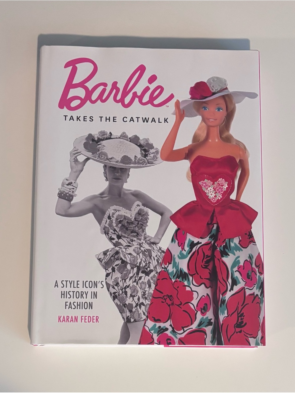 Barbie Hardcover Featuring Doll in Magenta Coat and Hat